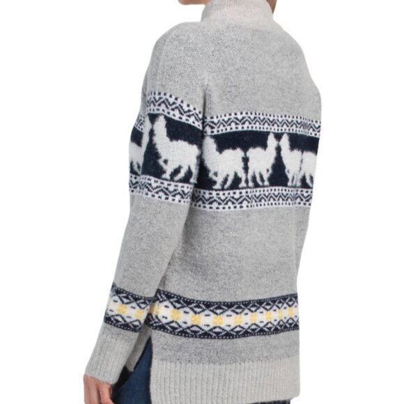 NEW  COCOBLEU Winter Cozy Sweater Heather pink multi for women 168tn - Picture 4 of 4